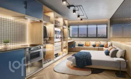 Apartamento com 1 quarto à venda na rua josé do patrocínio, 527, cidade baixa, porto alegre, 27 m2 por r$ 436.000
