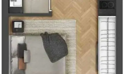 Apartamento com 1 quarto à venda na Rua José do Patrocínio, 527, Cidade Baixa, Porto Alegre, 28 m2 por R$ 445.000