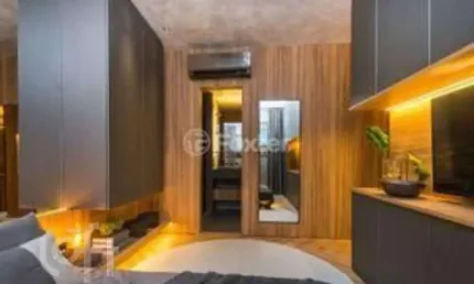 Apartamento com 1 quarto à venda na rua professor duplan, 48, rio branco, porto alegre, 25 m2 por r$ 450.000