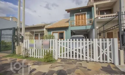Casa em condomínio fechado com 3 quartos à venda na rua pau brasil, 412, hípica, porto alegre, 140 m2 por r$ 636.001