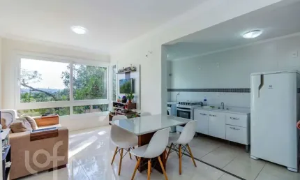 Apartamento com 1 quarto à venda na rua delfino riet, 537, santo antônio, porto alegre, 48 m2 por r$ 340.000