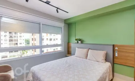 Apartamento com 1 quarto à venda na avenida dos cubanos, 114, partenon, porto alegre, 27 m2 por r$ 450.000
