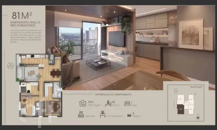 Apartamento com 3 quartos à venda na Rua Ferreira Viana, 627, Petrópolis, Porto Alegre, 81 m2 por R$ 1.150.000