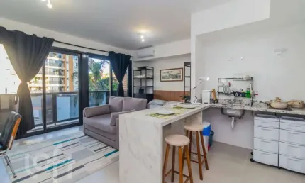 Apartamento com 1 quarto à venda na rua anita garibaldi, 1855, boa vista, porto alegre, 36 m2 por r$ 650.000