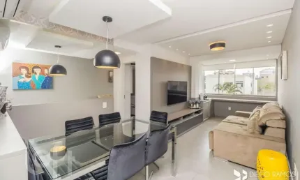 Apartamento com 2 quartos à venda na avenida doutor carlos barbosa, 161, azenha, porto alegre, 64 m2 por r$ 530.000