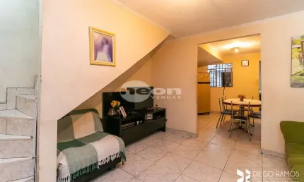 Casa em condomínio fechado com 2 quartos à venda na Rua Orlando Silva, 36, Vila Camilópolis, Santo André, 120 m2 por R$ 393.000