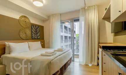 Apartamento com 1 quarto à venda na Rua Dona Maria Carolina, 692, Pinheiros, São Paulo, 23 m2 por R$ 585.000