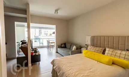Apartamento com 1 quarto à venda na avenida aratãs, 400, moema, são paulo, 37 m2 por r$ 689.900