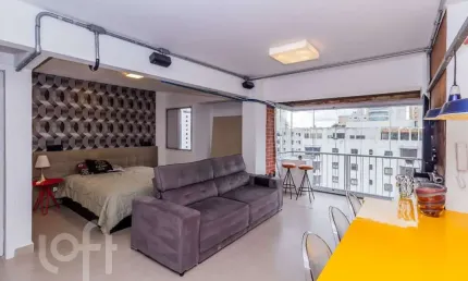 Apartamento com 1 quarto à venda na alameda dos aicás, 392, moema, são paulo, 45 m2 por r$ 649.000