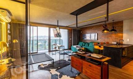 Apartamento com 1 quarto à venda na Rua Bento Frias, 155, Morumbi, São Paulo, 57 m2 por R$ 899.000
