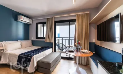 Apartamento com 1 quarto à venda na rua major sertório, 423, consolação, são paulo, 27 m2 por r$ 480.000