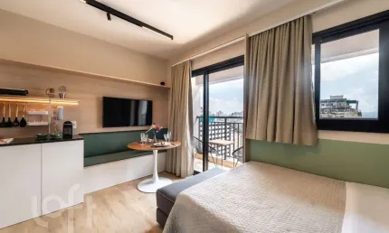 Apartamento com 1 quarto à venda na Rua Major Sertório, 423, Consolação, São Paulo, 27 m2 por R$ 480.000