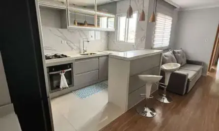 Apartamento com 2 quartos à venda na rua são boaventura, 275, vila scarpelli, santo andré, 105 m2 por r$ 555.000
