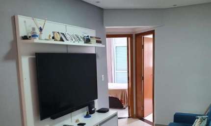 Apartamento com 1 quarto à venda na Rua Carneiro Leão, 388, Vila Scarpelli, Santo André, 39 m2 por R$ 321.000