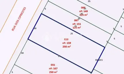 Terreno à venda na rua dos ciprestes, 159, jardim irene, santo andré, 240 m2 por r$ 260.000