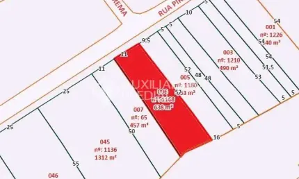 Terreno à venda na Rua Pirambóia, 1168, Jardim Stella, Santo André, 638 m2 por R$ 1.250.000