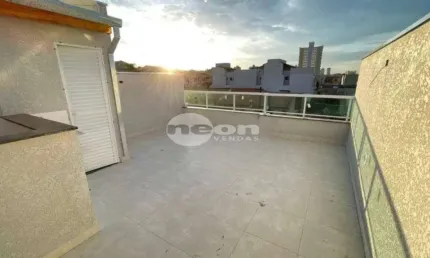 Cobertura com 2 quartos à venda na Rua Cajuru, 226, Vila Pires, Santo André, 98 m2 por R$ 422.999