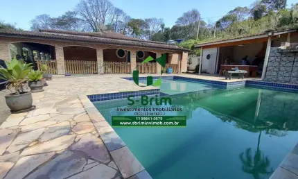 ABAIXOU! Chácara com 04 suítes, 7.702m² - Maracanã - Atibaia-SP - R$890MIL