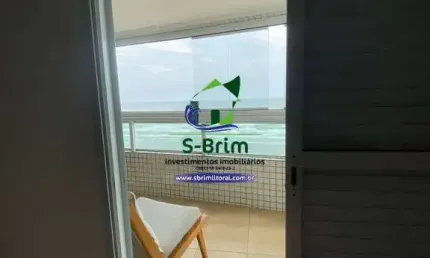 Apartamento frente o mar - 160m² - Aviação - Praia grande - R$1.250.000