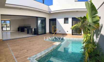 Casa assobradada, 3 suítes, piscina, ótima localização, Cond, Gran Reserve, Indaiatuba  SP