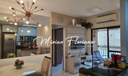 Apartamento 2 dormitórios ricamente planejado, garagem coberta