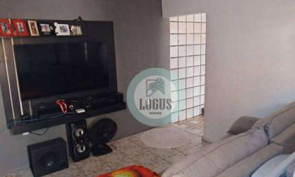 Sobrado com 3 residências e 1 ponto Comercial bem distribuída área de 195m², à venda por R$ 430.000 - Vila Nogueira, Diadema/SP