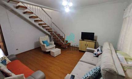 Sobrado com ótima disposição de 251m² composto por 4 dormitórios, à venda por R$ 830.000 - Jardim Hollywood, SBC/SP