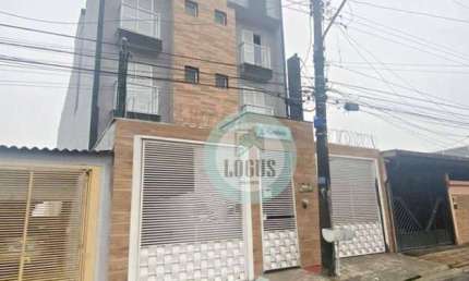 Cobertura de 72m² ótima disposição, 2 dormitórios, a venda por R$ 300.000 - Vila Tibiriçá, Santo André/SP