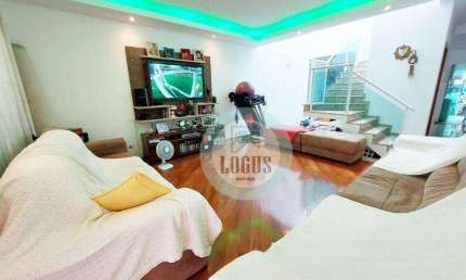 Sobrado com 3 dormitórios à venda, 162 m² por R$ 800.000,00 - Vila Floresta - Santo André/SP