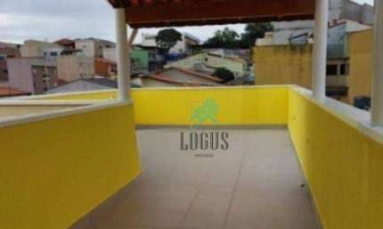 Cobertura com 2 dormitórios à venda, 100 m² por R$ 480.000,00 - Vila Camilópolis - Santo André/SP