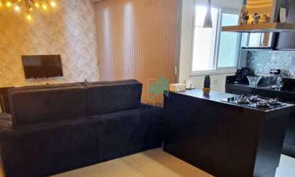 Cobertura com ótima disposição de 140m² sendo (70m²+ 70m²), 2 dormitórios sendo 1 suíte, à venda por R$ 750.000 - Vila Alzira, Santo André/SP