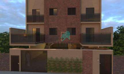 Apartamento com 2 dormitórios à venda, 60 m² por R$ 400.000,00 - Vila Linda - Santo André/SP