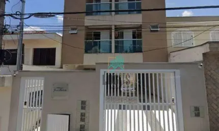 Cobertura com ótima disposição de 110m², bem distribuído, 2 dormitórios sendo 1 suíte,  à venda por R$ 585.000 - Vila Scarpelli, Santo André/SP