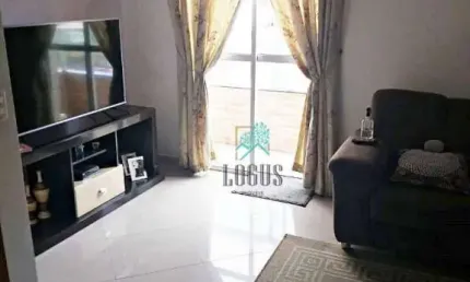 Apartamento de 95m² com ótima disposição, 3 dormitórios sendo 1 suíte, à venda por R$ 480.000 - Vila Cecília Maria, Santo André/SP