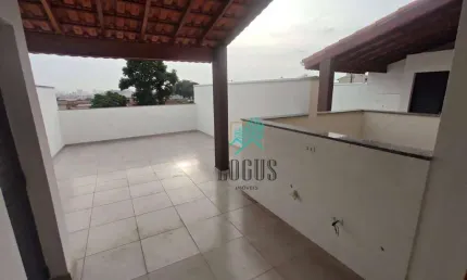 Cobertura com ótima disposição de 84m² (42m²+42m²) bem distribuído, 2 dormitórios, à venda por r$ 388.000 - jardim alvorada, santo andré/sp