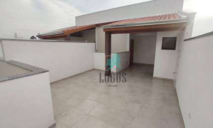 Cobertura com ótima disposição de 86m² (43m²+43m²) bem distribuído, 2 dormitórios, à venda por R$ 395.000 - Jardim Alvorada, Santo André/SP