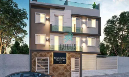 Apartamento com 2 dormitórios à venda, 44 m² por R$ 269.000,00 - Vila Luzita - Santo André/SP
