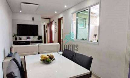 Apartamento IMPECÁVEL ótima disposição 46m², 2 dormitórios, à venda por R$ 310.000 - Vila Progresso, Santo André/SP