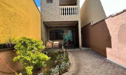 Sobrado com 3 dormitórios à venda, 178 m² por r$ 790.000,00 - vila tibiriçá - santo andré/sp