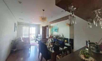 Apartamento com ótima disposição, 65m² composto por 2 quartos, à venda por R$ 395.000 - Centro, SBC/SP