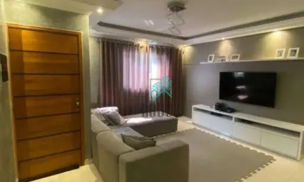 Sobrado com 3 dormitórios à venda, 156 m² por R$ 805.000,00 - Jardim Utinga - Santo André/SP