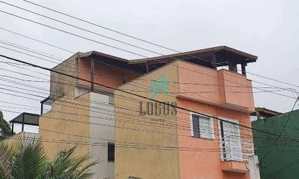 Cobertura ótima disposição com 84m² (42m²+42m²) bem distribuído, composto por 2 dormitórios, à venda por R$ 370.000 - Jardim Las Vegas, Santo André/SP