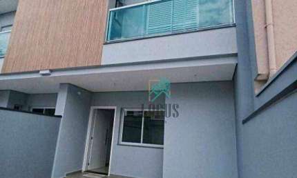 Sobrado NOVO, com ótima disposição de 150m² composto por 3 quartos sendo 3 suítes, à venda por R$ 1.115.000 - Vila Marina, Santo André/SP