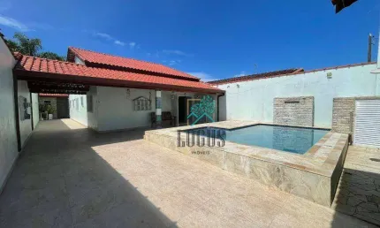 Casa com 3 dormitórios à venda, 120 m² por R$ 550.000,00 - Bopiranga - Itanhaém/SP
