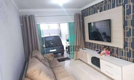 Casa térrea com 75m² de área construída composto por 1 dormitório, à venda por R$ 310.000 - Vila São José, SBC/SP