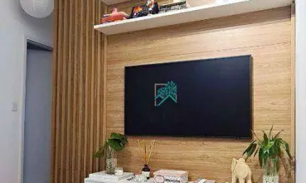 Apartamento IMPECÁVEL ótima disposição, 52m² com 2 quartos, á venda por R$ 340.000 - Vila Guiomar, Santo André/SP
