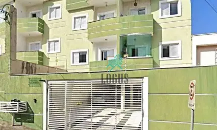 Cobertura com ótima disposição de 90m² sendo (45m²+ 45m²) bem distribuído, 2 quartos, à venda por R$ 490.000 - Vila Scarpelli, Santo André/SP