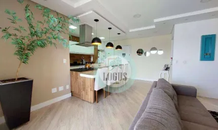 Apartamento no Gran Village com 81m² composto 2 dormitórios sendo 1 suíte, à venda por R$ 759.000 - Independência, SBC/SP