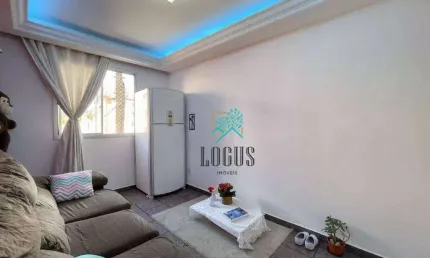 Apartamento 2 dormitórios,  53 mts 1 vaga de garagem coberta