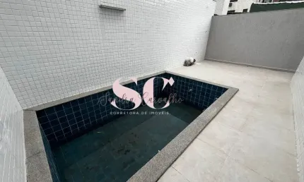 Casa Sobreposta Térrea com Piscina – 3 Suítes e Ótima Localização na Aparecida, Santos